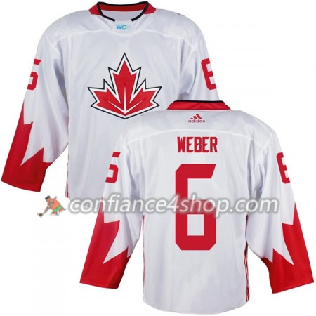 Adidas Maillot de Hockey Canada Shea Weber 6 Coupe du monde de hockey sur glace 2016 Blanc - Homme